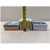 Image 14 : Qty 3 Metal Tins: Galettes Fines Cookies, Castle & Lac d'Annecy Shortbread Biscuits, Misc Sizes