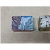 Image 3 : Qty 3 Metal Tins: Galettes Fines Cookies, Castle & Lac d'Annecy Shortbread Biscuits, Misc Sizes