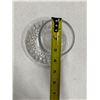 Image 11 : Decorative Glass Vase w/ Pinwheel Cut-Out Design 8.5" Dia, 9"H