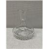 Image 2 : Decorative Glass Vase w/ Pinwheel Cut-Out Design 8.5" Dia, 9"H