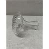 Image 7 : Decorative Glass Vase w/ Pinwheel Cut-Out Design 8.5" Dia, 9"H