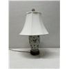Image 2 : Table Lamp w/ Birds & Floral Base & Shade 14" Dia, 25"H