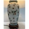 Image 5 : Table Lamp w/ Birds & Floral Base & Shade 14" Dia, 25"H