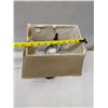 Image 12 : Table Lamp w/ Metal Base & Rectangular Shade 14" x 10" x 26"H