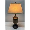Image 1 : Table Lamp w/ Metal Base & Rectangular Shade 14" x 10" x 26"H