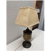 Image 3 : Table Lamp w/ Metal Base & Rectangular Shade 14" x 10" x 26"H