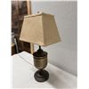 Image 4 : Table Lamp w/ Metal Base & Rectangular Shade 14" x 10" x 26"H