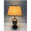 Image 7 : Table Lamp w/ Metal Base & Rectangular Shade 14" x 10" x 26"H