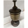Image 9 : Table Lamp w/ Metal Base & Rectangular Shade 14" x 10" x 26"H