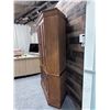 Image 11 : Wooden 4-Door Hutch Cabinet w/ Inside Shelving 56" x 22" x 78"H