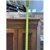 Image 16 : Wooden 4-Door Hutch Cabinet w/ Inside Shelving 56" x 22" x 78"H