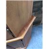 Image 20 : Wooden 4-Door Hutch Cabinet w/ Inside Shelving 56" x 22" x 78"H