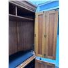 Image 6 : Wooden 4-Door Hutch Cabinet w/ Inside Shelving 56" x 22" x 78"H