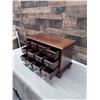 Image 6 : Wooden 12-Drawer Jewelry Box 25" x 11" x 15.5"H