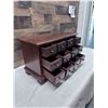 Image 7 : Wooden 12-Drawer Jewelry Box 25" x 11" x 15.5"H