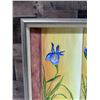 Image 2 : Floral Artwork by P. Elland 18.5" x 23", Framed