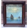 Image 1 : Sailboat Artwork 15" x 18", Wood Framed