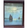 Image 2 : Sailboat Artwork 15" x 18", Wood Framed
