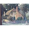 Image 3 : Cottage w/ Ducks Artwork 17.5" x 16", Wood Framed
