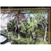 Image 4 : Stone Bridge Landscape Artwork 13.5" x 12", Framed