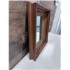 Image 3 : Wood Framed Mirror 16" x 18.5"