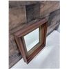Image 4 : Wood Framed Mirror 16" x 18.5"