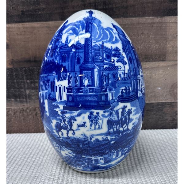 Decorative Egg by T-Kopenaghen 4.5" Dia, 9.5"H