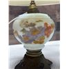 Image 4 : Table Lamp w/ Floral Base & Shade 7" Dia (base), 20"H