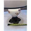 Image 8 : Table Lamp w/ Floral Base & Shade 7" Dia (base), 20"H