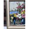 Image 4 : Flowers in Window Artwork by Dong Xi Ma 26" x 26", Framed
