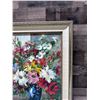 Image 6 : Flowers in Window Artwork by Dong Xi Ma 26" x 26", Framed