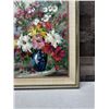 Image 8 : Flowers in Window Artwork by Dong Xi Ma 26" x 26", Framed