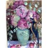 Image 2 : Floral Artwork by Patricia Suggs PSA-SWA 33.5" x 29", Framed