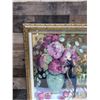 Image 4 : Floral Artwork by Patricia Suggs PSA-SWA 33.5" x 29", Framed