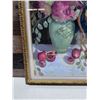 Image 6 : Floral Artwork by Patricia Suggs PSA-SWA 33.5" x 29", Framed