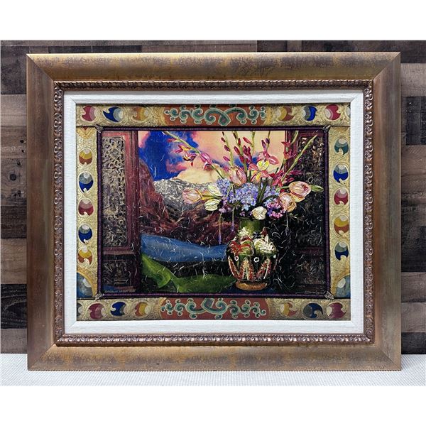 Spring at Lhasa Artwork 10/25 by Samerjan 41" x 34.5", Framed