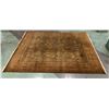Image 1 : Floral Area Rug w/ Fringe 146" x 110" w/ Carpet Pad