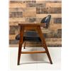 Image 12 : Wooden Mid-Century Chair w/ Upholstered Seat & Back 22" x 19" x 30"H