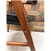 Image 13 : Wooden Mid-Century Chair w/ Upholstered Seat & Back 22" x 19" x 30"H