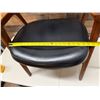 Image 16 : Wooden Mid-Century Chair w/ Upholstered Seat & Back 22" x 19" x 30"H
