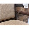 Image 14 : Qty 2 McGuire Wooden Armchairs w/ Upholstered Seat & Back 23" x 21" x 37"H