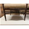 Image 16 : Qty 2 McGuire Wooden Armchairs w/ Upholstered Seat & Back 23" x 21" x 37"H