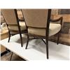 Image 19 : Qty 2 McGuire Wooden Armchairs w/ Upholstered Seat & Back 23" x 21" x 37"H