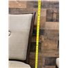 Image 17 : Qty 2 McGuire Wooden Chairs w/ Upholstered Seat & Back 22" x 20" x 37"H