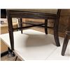 Image 7 : Qty 2 McGuire Wooden Chairs w/ Upholstered Seat & Back 22" x 20" x 37"H