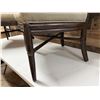 Image 8 : Qty 2 McGuire Wooden Chairs w/ Upholstered Seat & Back 22" x 20" x 37"H