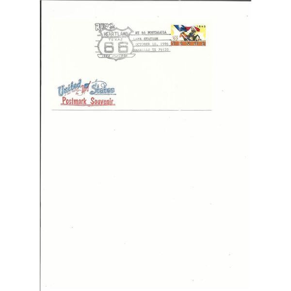 Amarillo, TX - Route 66-  First Day Cover - 1996