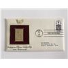 Image 1 : Savings and Loans Associations 150th Anniversary Gold Stamp Replica First Day Cover