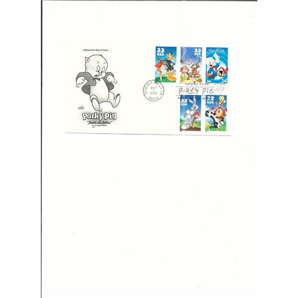 Porky Pig - First Day Cover - Beverly Hills - 2001