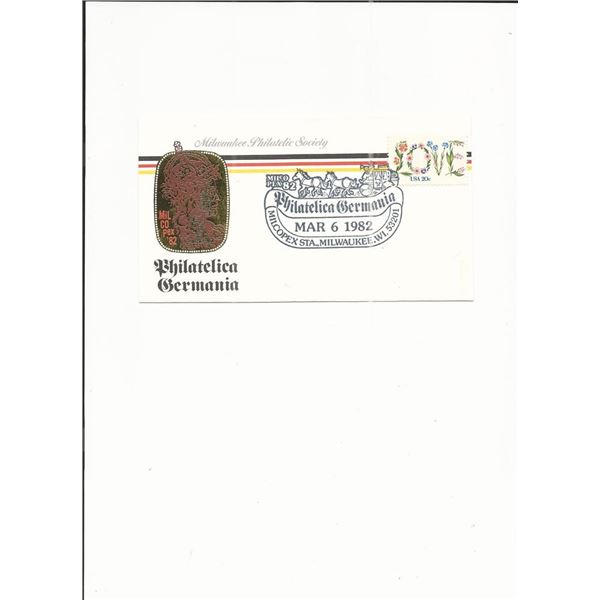 Milcopex - Philatelica Germania - Show Cover - Milwaukee, WI. 1982
